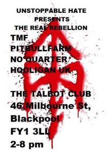 Flyer handed out at the Rose and Crown redirection point