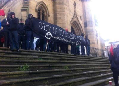 AFN forming up at St Luke's Church